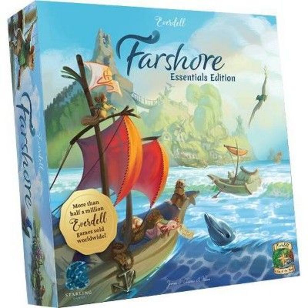 Asmodee - Farshore Essentials Edition Board Game Seafaring A Blue